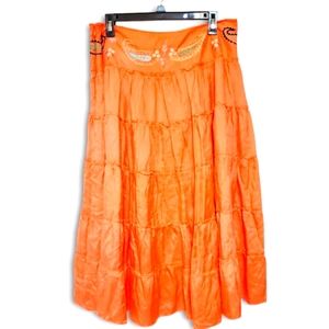 Guess Jeans Peach Peasant Skirt Size 29